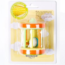 앙팡스 장구 딸랑이, 혼합 색상, 1개