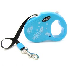 펫츠랜드 미니 애견 자동리드줄, 블루, 1개