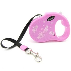 펫츠랜드 미니 애견 자동리드줄, 핑크, 1개