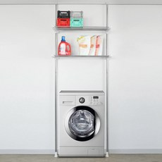 HAPPYHOME 折疊式雙層洗衣機置物架, 1 個