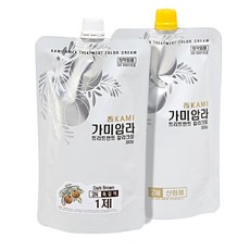 가미암라 트리트먼트 칼라크림 300g, 흑갈색, 1개