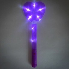파티팡 LED 하트봉 라벤더, 2개