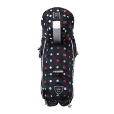 PUPPY ANGEL 多功能圓點戶外雨衣連身褲/標準長度, 海軍