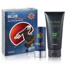 VONIN Style Guard防曬棒航海王聯名禮盒特組, 防曬棒19g+泡沫洗面乳150ml, 1組