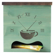 스코홈 핸드메이드 커피 보관함 Coffee Time 1, 브라운, 1개, 1개