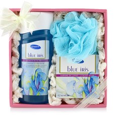 카푸스 블루 아이리스 2종 바디세트, 1세트, 미용비누 125g + 바디 앤 헤어 클렌저 300ml + 샤워볼