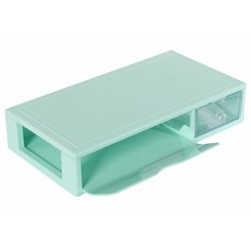 Harakorea 薄荷多用途A4收納盒MB-1DM-1A4, 41.2*21.7*8.5cm, 1個, 1層