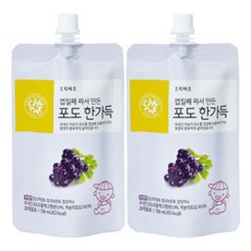 초록마을 포도한가득 음료, 138ml, 2개