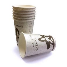 한국설란 옥수수코팅 종이컵 283ml, 1개