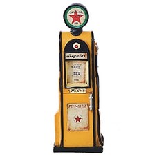 Redcat 老式氣泵微型硬幣銀行黃色, 1 個