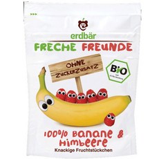 에어드베어 동결건조 과일칩, 바나나, 라즈베리, 1개