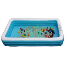 JILONG 366 사각 대형풀장, 블루, 1개