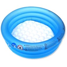 베이비캠프 77cm 형광 아기 풀장, 블루, 1개