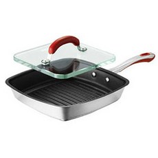 MEYER CIRCULON 사각 그릴팬 인덕션 IH, 24 cm, 1개