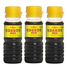 몽고식품 송표 간장 프라임, 100ml, 3개