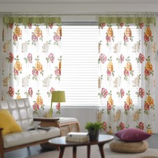 Nasan 花朵圖案窗簾, 花