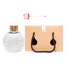 Glassdomae 瓶子 Wholesale.com 250ml 荷蘭球 金屬金蓋 包裝選項 2-4, 10套