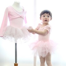 키즈발레몰 여아용 마리엘 반팔 발레복