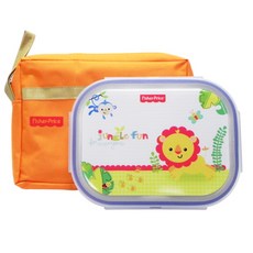 fisher-price 費雪 印花不鏽鋼餐盤組, 1組