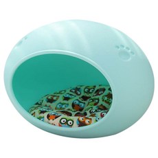 AHATOY 寵物窩+靠墊組合, Spoon Mint, 1組