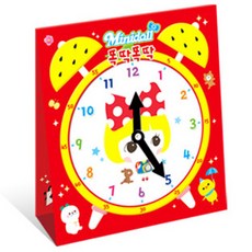 지원출판 미니돌 똑딱똑딱 탁상용시계놀이, 1개