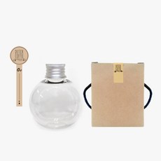 鋁蓋PET圓型分裝瓶 銀色 250ml+手提包裝盒, 10組