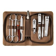 美星金屬 高級皮革皮夾 B型 美甲組, 9種, 1套, 9件組