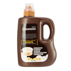 Consensus 家庭織物柔軟劑爽身粉香味, 3.4L, 1個