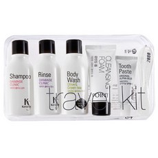 애 경 여행용세트 프리미엄 2호, 케라시스 샴푸 60ml + 케라시스 린스 60ml + 샤워메이트 바디워시 60ml + 2080청은차 진치약 + 2080 휴대용 칫솔 + 포인트 클렌징 폼 30g, 1세트, 1세트