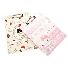 ABM 아티 헬로키티 종이클립보드 랜덤 발송, 22 x 31 cm, 2개