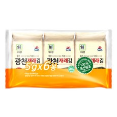 대림선 광천재래김 도시락 30g, 6개입 x 2개, 12개
