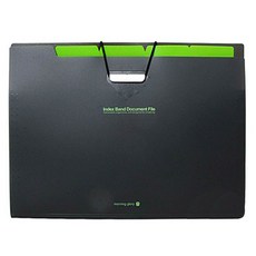 모닝글로리 12분류밴드도큐멘트화일, 그레이, 1개