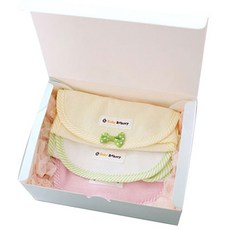 Baby Bakery 毛巾圍兜組 粉色