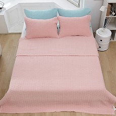 GIORGIO FERRI 素色水洗薄被, 粉色的