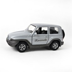 CMTOYS 1/34 미니카 코란도 구형, 실버, 1개