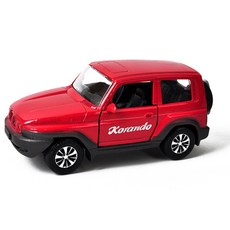 CMTOYS 1/32 미니카 코란도 구형, 레드, 1개