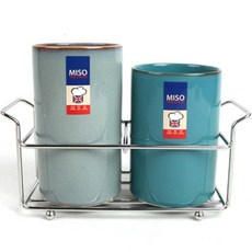 미소 다용도 수저통 2단 마론, 1세트, 1개