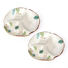 GREEN KOREA 木蘭三格分隔盤, 混色