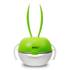 버즈 무지개토끼 이유식기 세트 그린, 1개