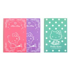 헬로키티 무선 스프링 연습장 3컬러, 랜덤 발송, 2개