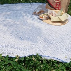 MAISONTEXTILE 野餐墊民族鑽石, 藍色