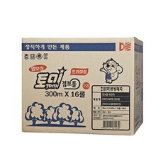 토미 동방제지 2겹 프리미엄 점보롤엠보싱 300m, 16롤, 1개