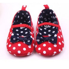 JOY MULTI 圓點海軍藍蝴蝶結鞋