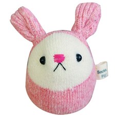 삭스플리즈 토끼 딸랑이 양말인형 DIY 만들기, PINK, 1개
