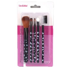 데일리팜 메이크업 브러쉬 5종, 블랙, 1개