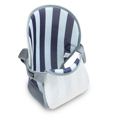 Manito 3D網狀背帶涼墊, 海軍藍 條紋款, 1個