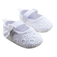 JOY MULTI 刺繡緹花繫帶學步鞋