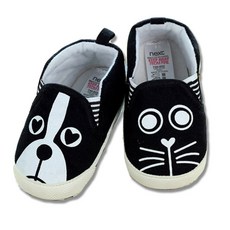 JOY MULTI 心形小狗貓咪印花步行鞋