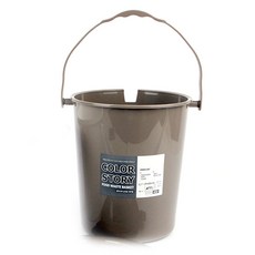 샤바스 COLOR STORY 음식물 쓰레기통 4.5L, 브라운, 1개