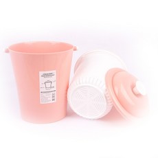 샤바스 COLOR STORY 음식물 쓰레기통 2.7L, 핑크, 1개